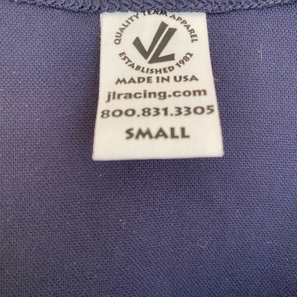 JL Racing Navy Blue Tank Top - Picture 2 of 3